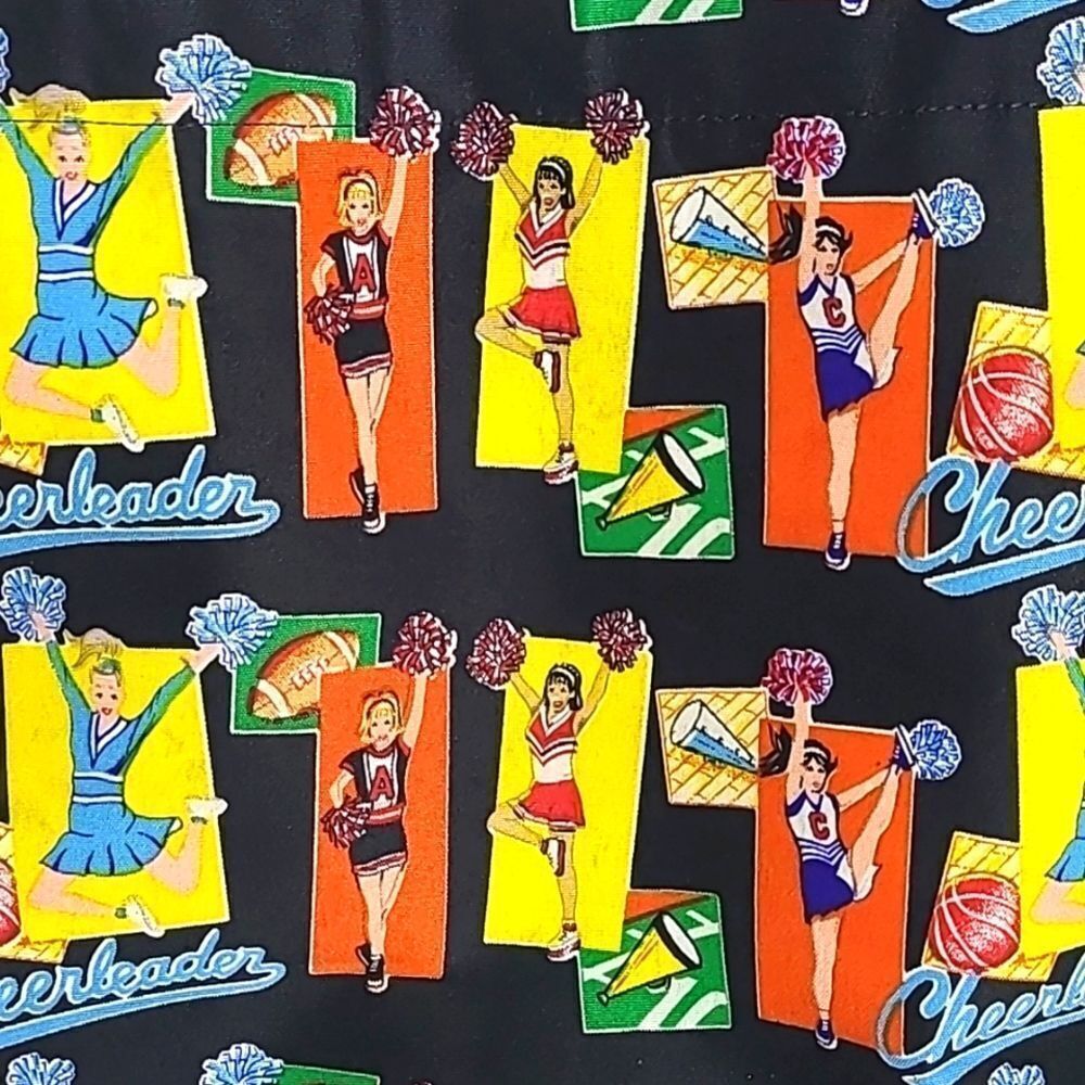 Cheerleader Colorful Canvas Tote Bag - Picture 4 of 8